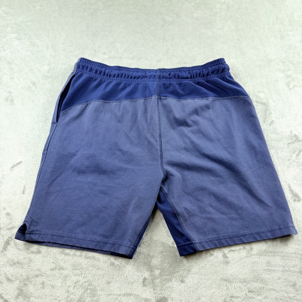 Kappa Women's Small Active Shorts Blue Mesh Trim Logo - Picture 2 of 13
